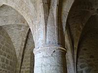 Chateau de Queribus, Donjon, Salle du pilier (10)